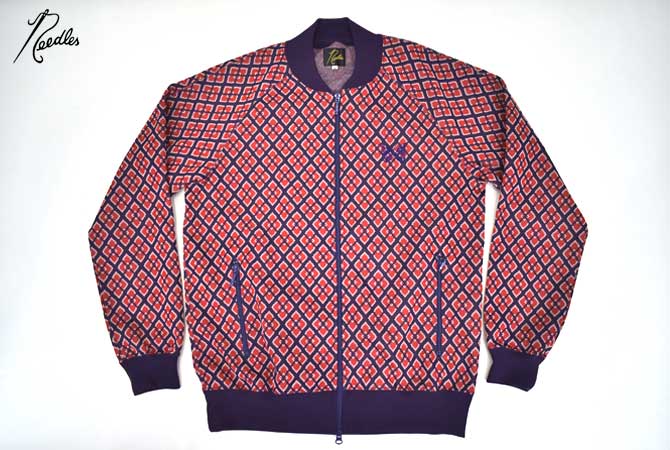 Needles Rib Collar Track Jacket(Poly Jacquard)