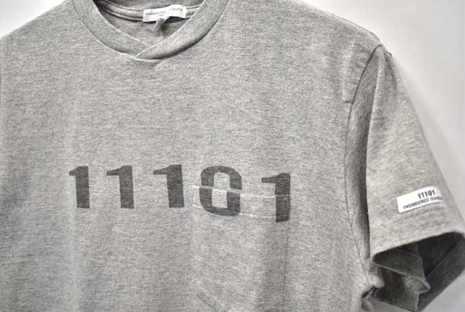 ENGINEERED GARMENTS Print Cross Crew Neck T-Shirt (11101)