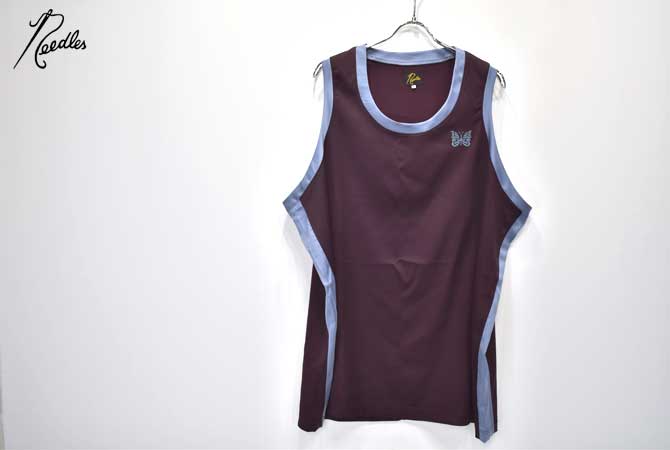 Needles Papillon Emb. Side Line Tank Top (Ci/Pe/Pu)