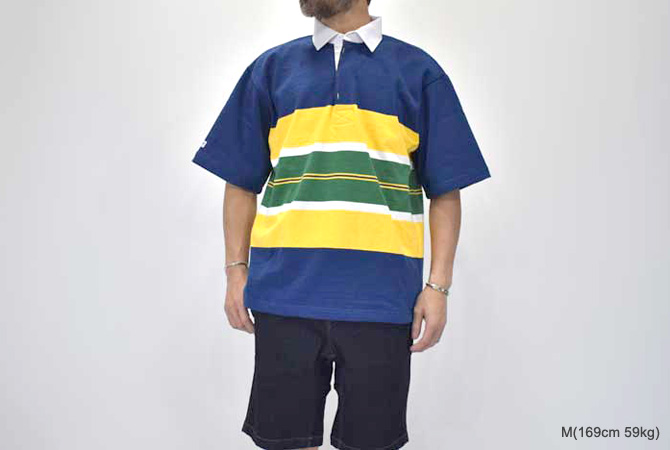 BARBARIAN Heavy Weight Rugby Shirt Short Sleeve (RSE-07 Bold Mountianeer)