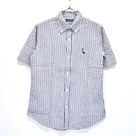 Bohemians BD S/S Shirts(Seersucker Stripe)